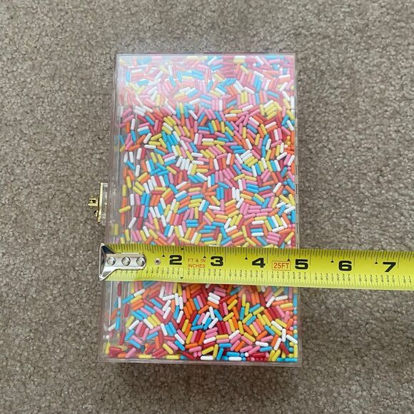 Sephora x Museum of Ice Cream Sprinkle Limited Edition Translucent Clutch NEW - Picture 8 of 12